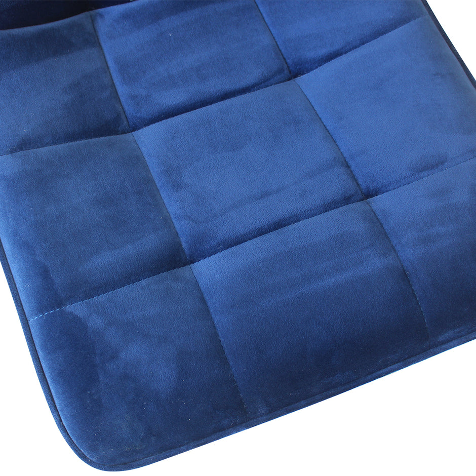 Levede 4x Dining Chairs Kitchen Velvet Blue-2006732723590402052