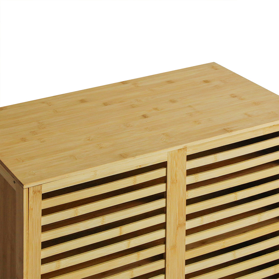 Levede Bamboo Storage Cabinet Freestanding Natural-2018816867677900804