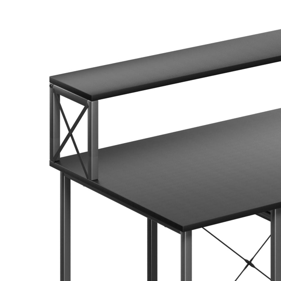 Levede Office Gaming Computer Desk Black-2006732839537741828