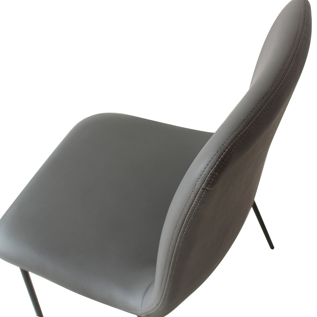 Levede Stackable Dining Chairs Kitchen Grey Set of 8-2006732727608545284