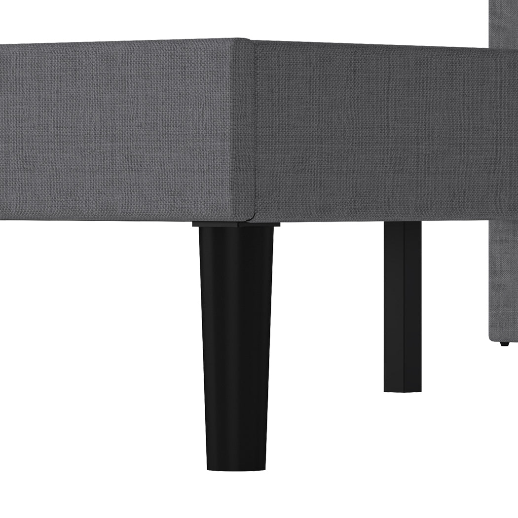 Levede Bed Frame Upholstered Platform Mattress Base Queen-2011971107007107076