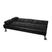 Levede Sofa Bed Adjustable Recliner Black-2006733286516330500