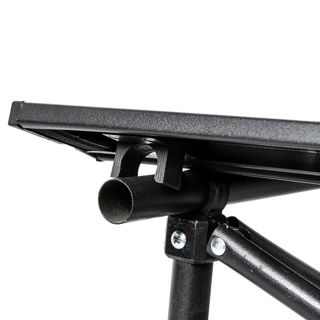 Levede Folding Camping Table Portable Black-2018816691739430916