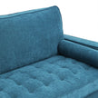 Levede Fabric Sofa Armchair 3 Seater Couch Blue 191cm Wide-2018816942655279108