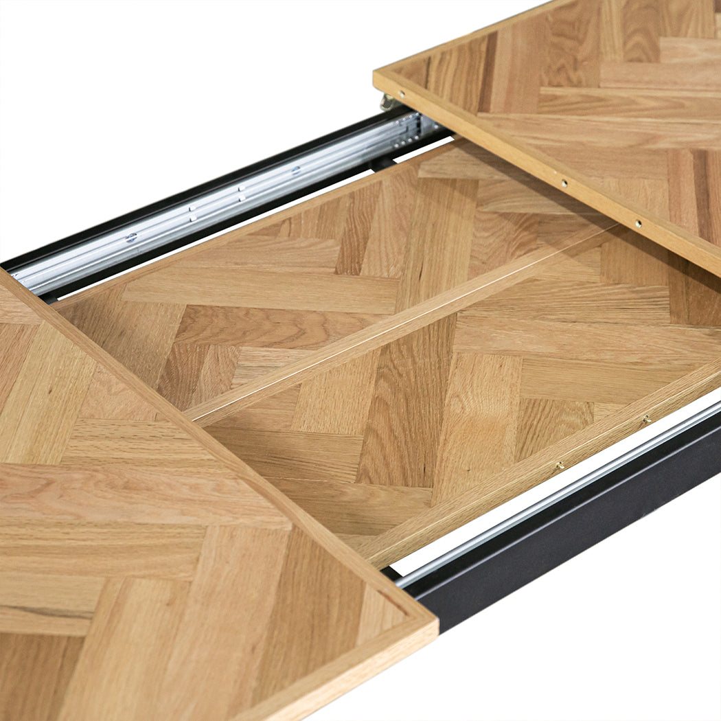 Levede Dining Table Extendable Rectangle Kitchen-2006732836014526468