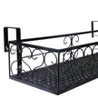 Levede Plant Stand Outdoor Indoor Home Black Rectangle-2018816682574876676