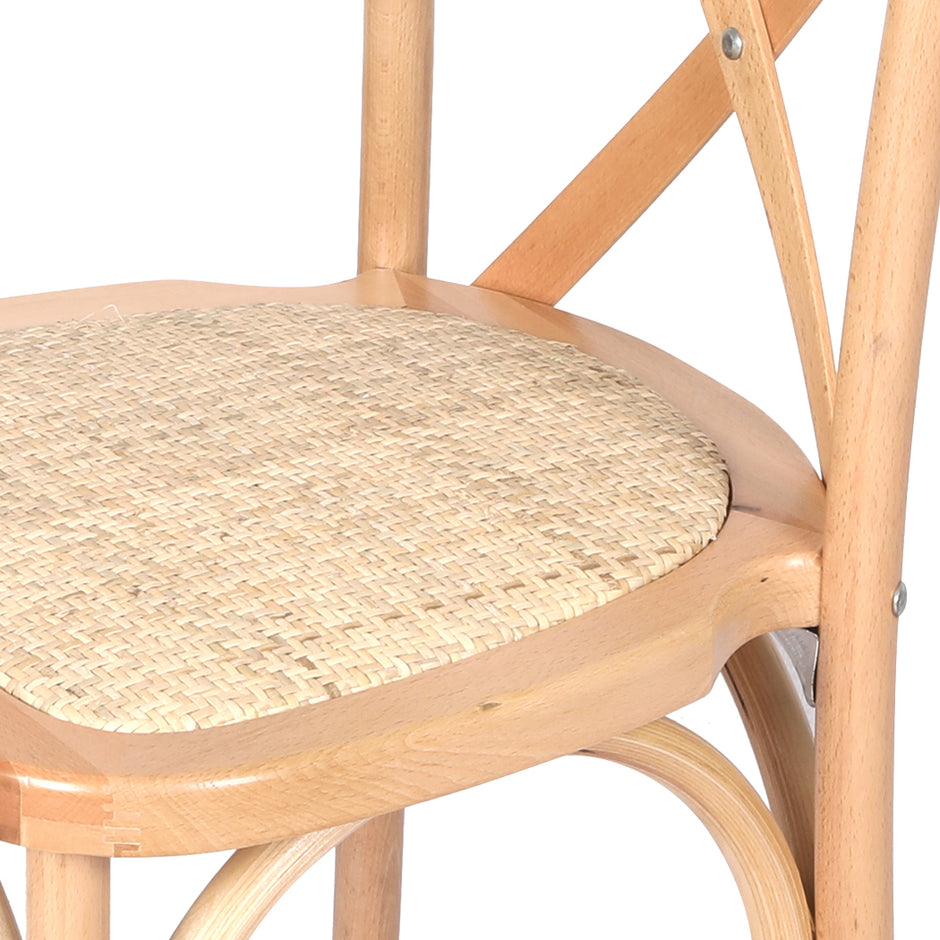 Levede 2X Dining Chairs Cross Back Chair-2006732835817394180