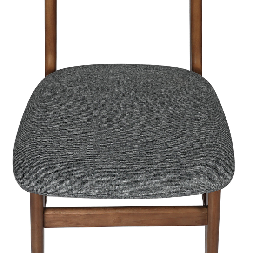 Levede 2xDining Chairs Kitchen Chair Brown 2Pack-2018816901869867012