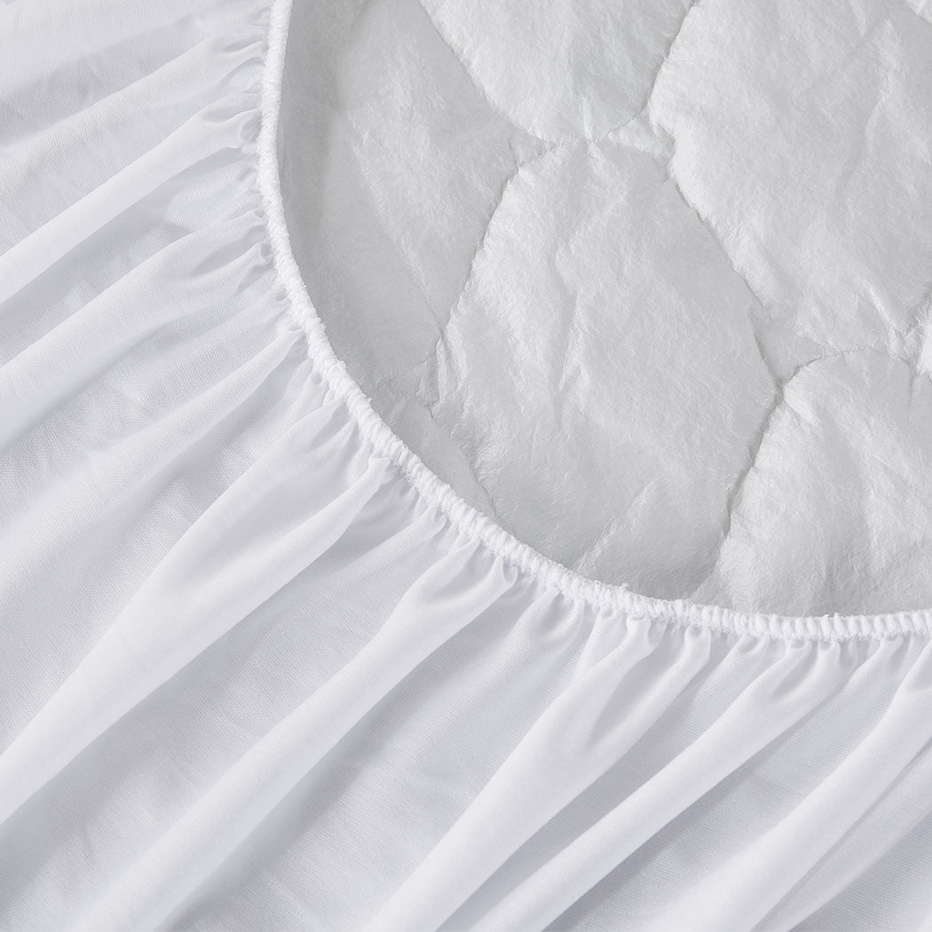Dreamz Mattress Protector Topper Bamboo Queen-2006733086171205637