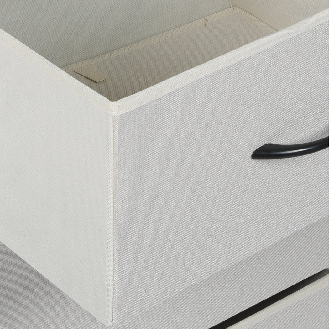 Levede Storage Cabinet Tower Chest Beige-2006733262323585029