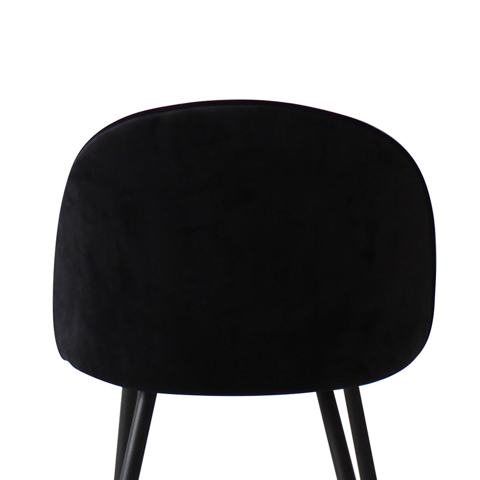 Levede 8x Dining Chairs Kitchen Cafe Black-2006732720549531653