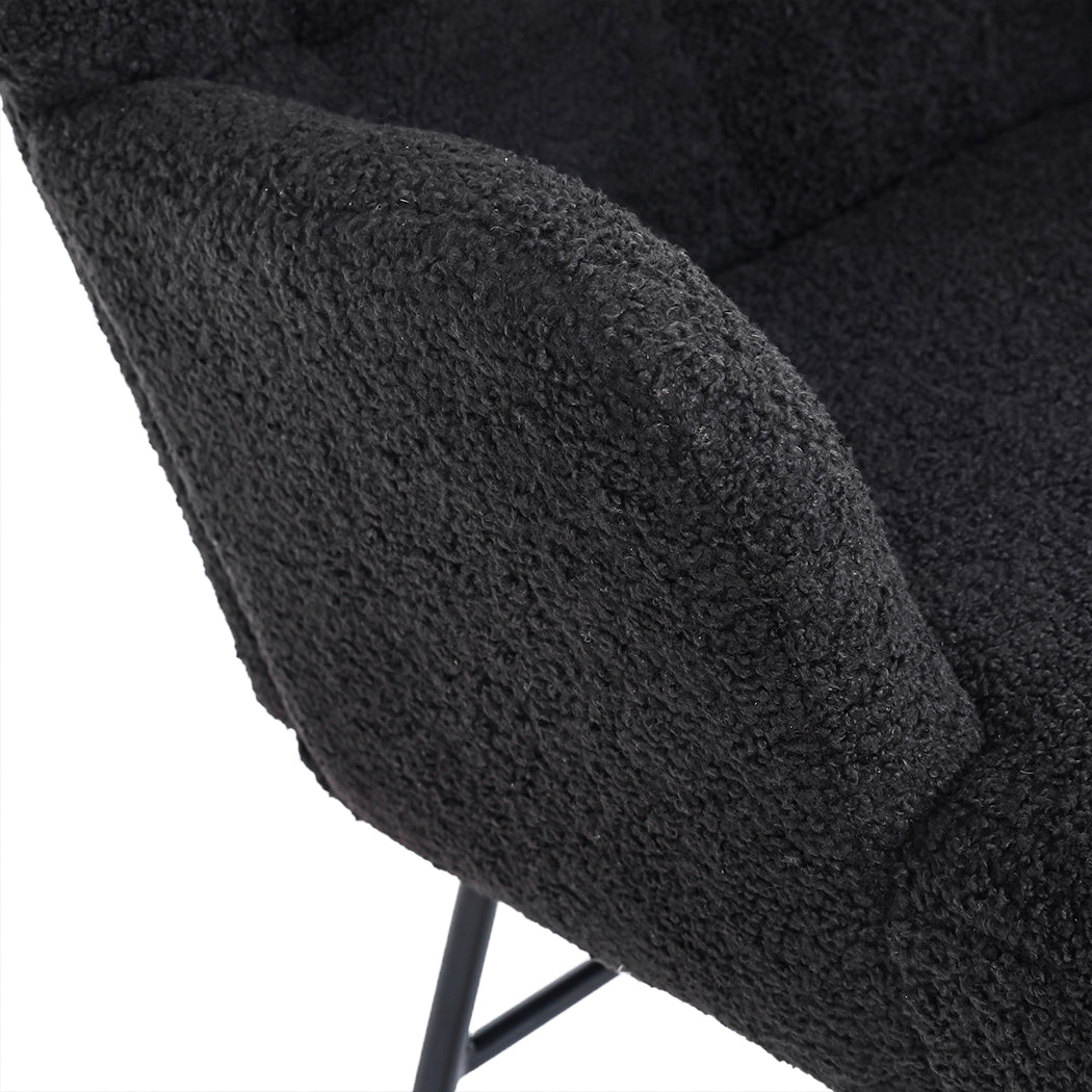 Levede Fleece Rocking Chair-2018816899860795397