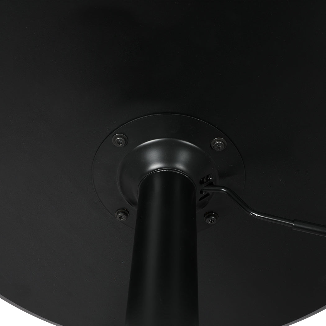 Levede Bar Table Swivel Gas Lift Counter Black-2018816854079967237
