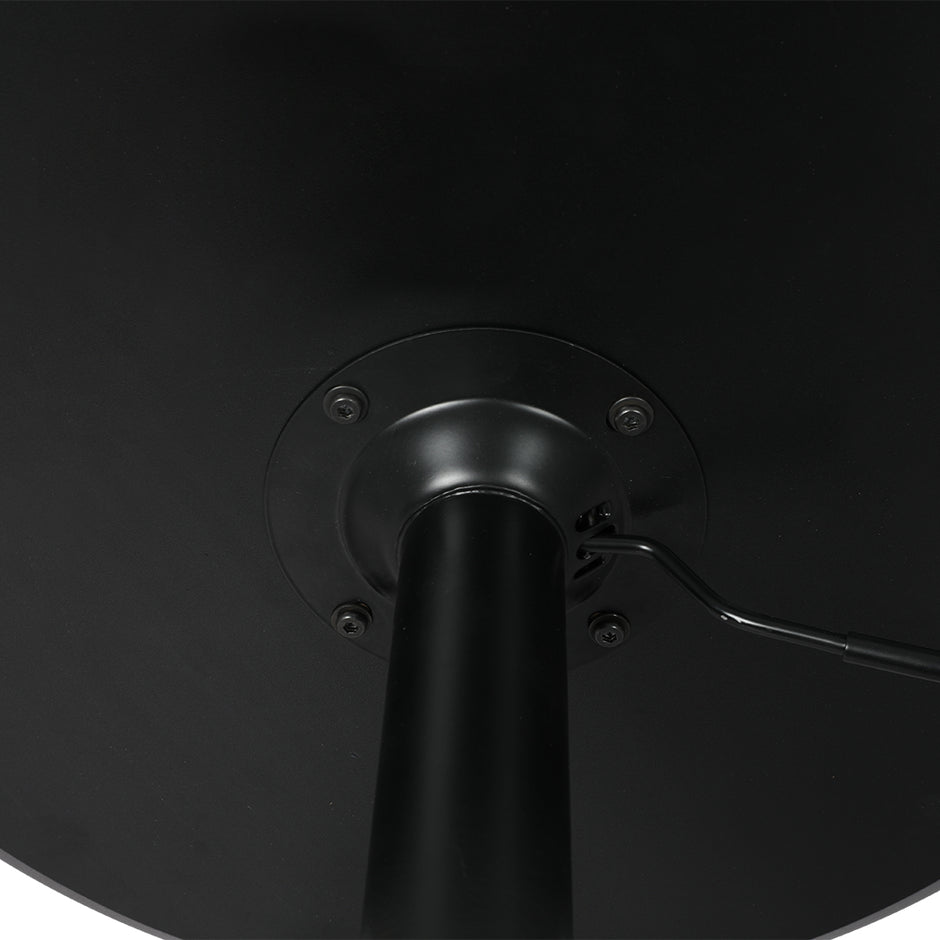 Levede Bar Table Swivel Gas Lift Counter Black-2018816854079967237