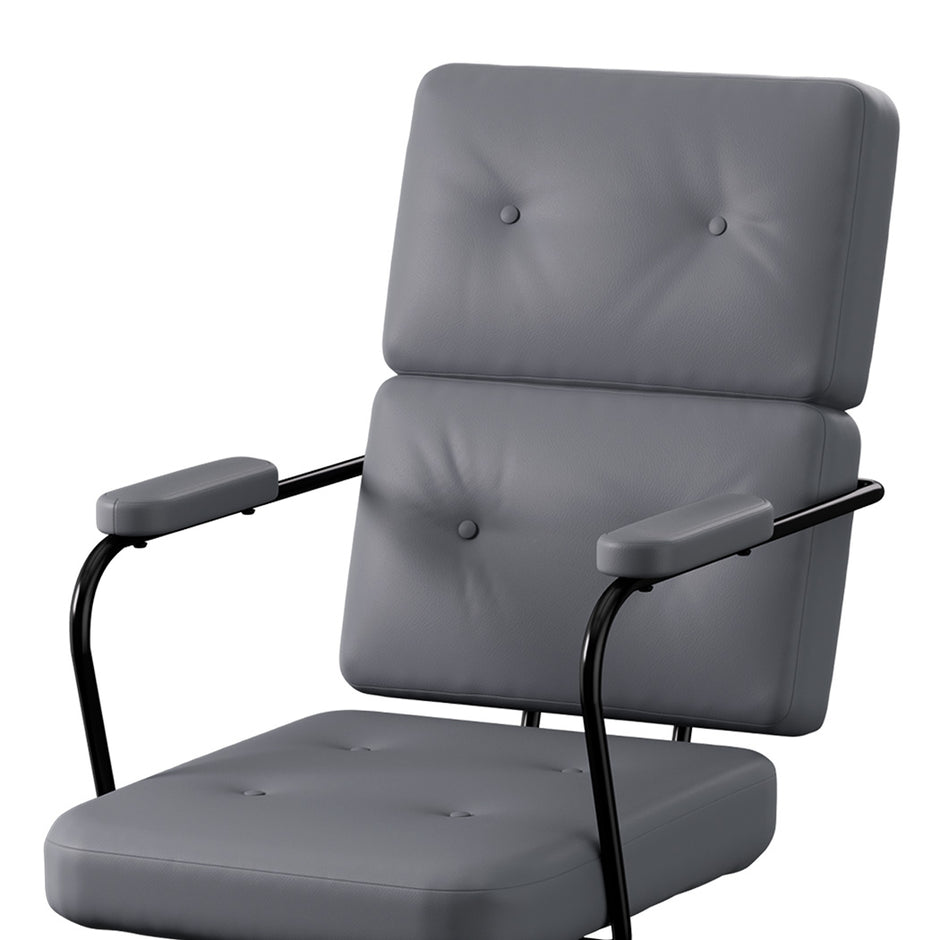 LEVEDE Ergonomic Office Chair Computer PU Grey-2018816851219451909
