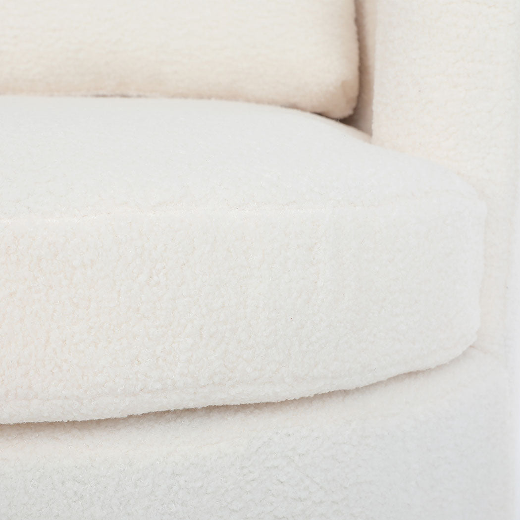 Levede Fleece Swivel Chair-2018816926616260613