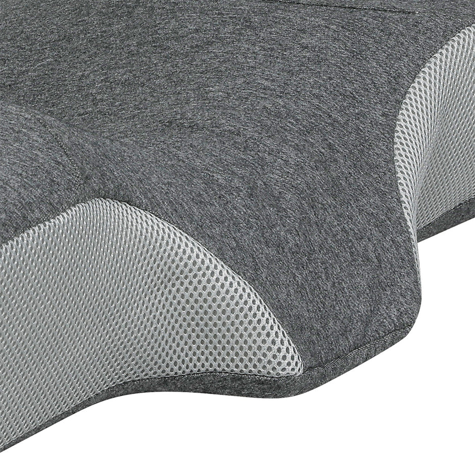 Dreamz Memory Foam Pillow Pillowcase Supprt Grey Rebound-2018816674668613637