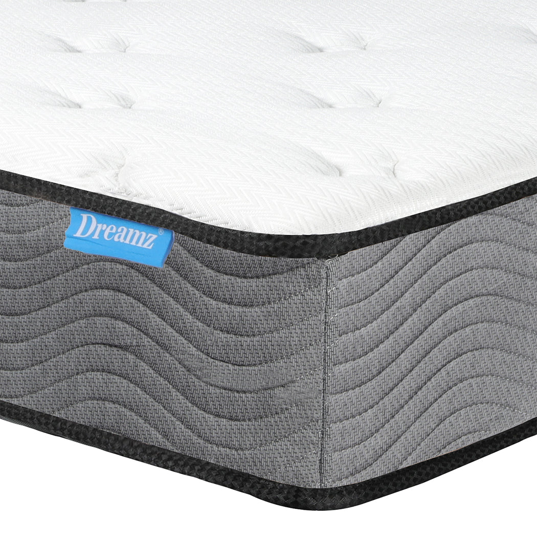 Dreamz Spring Mattress Pocket Bed Top Queen-2006733091917402117