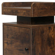 Levede Bedside Table USB Charger Outlet RGB Oak-2006732841915912197