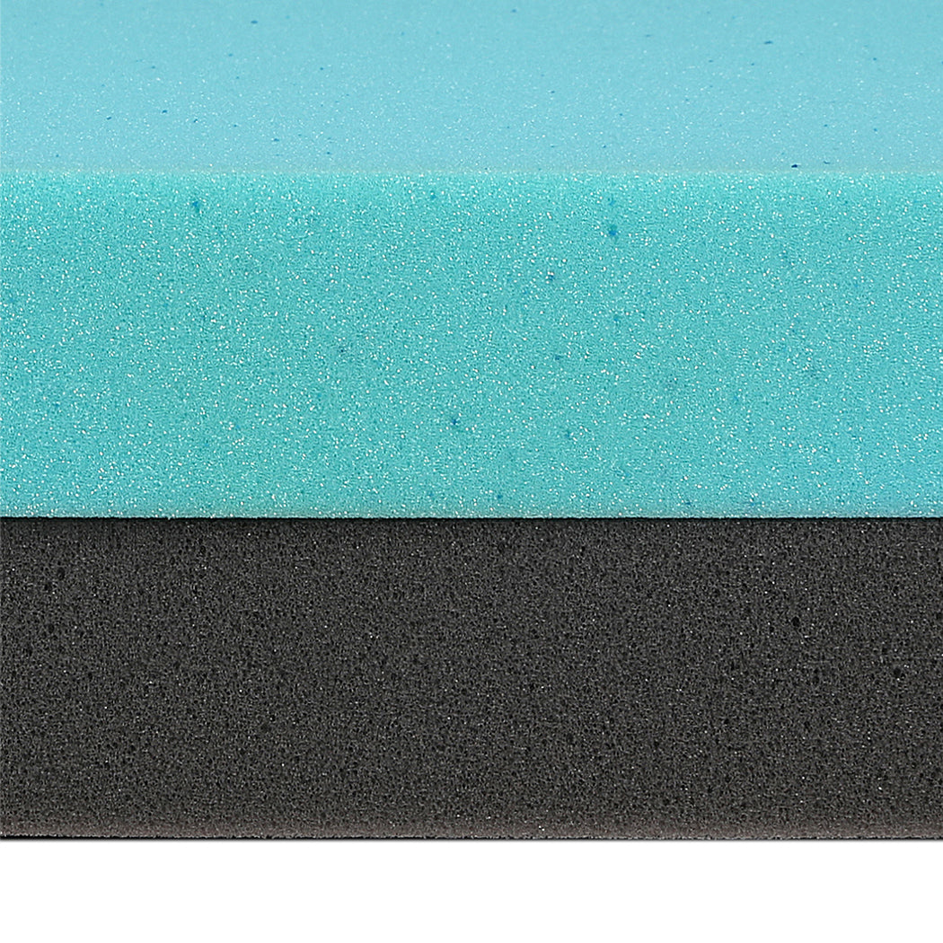 Dreamz Dual-Layer Memory Foam Mattress Topper 10cm-2017004948977487877