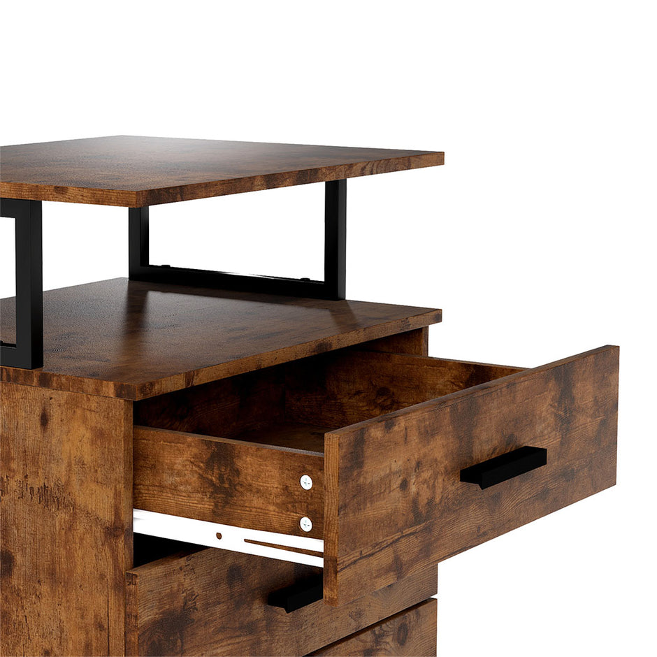Levede Mobile File Cabinet 3 Drawers Home Office Desk-2006732762572263429