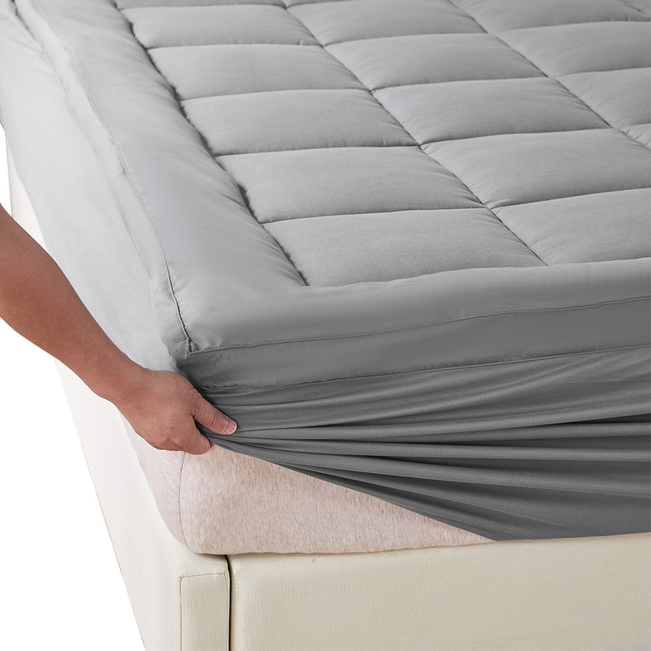 DreamZ Mattress Topper Bamboo Fibre Queen-2006733097571323909