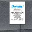 DreamZ Quilt Doona Comforter Blanket Grey Queen-2006733014318583813