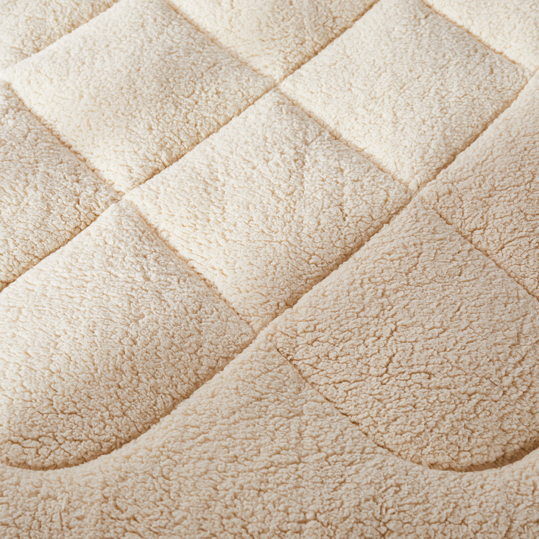 DreamZ Mattress Topper 100% Wool Underlay Queen-2018816827945259013