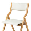 Levede 6x Dining Chairs Foldable PU Beige-2006732727960866821