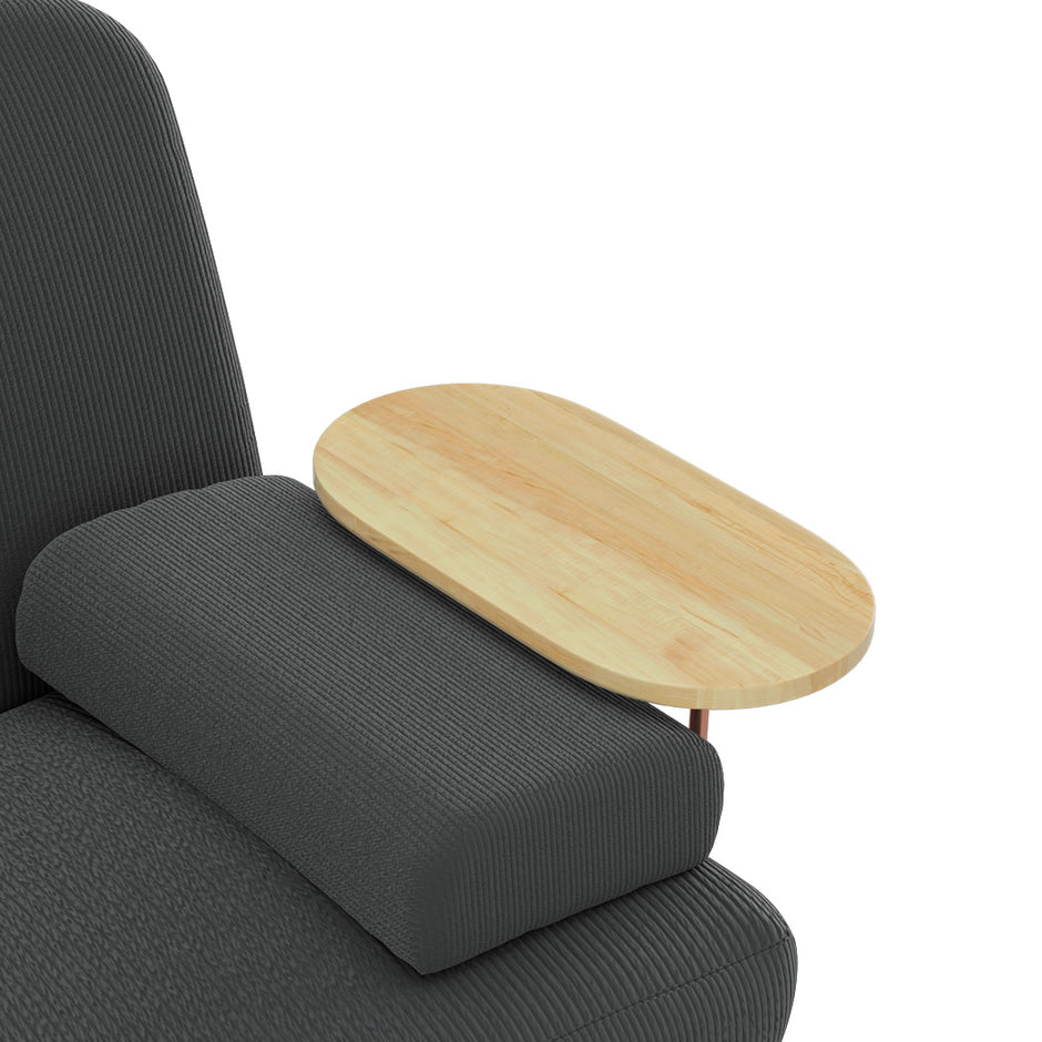 LEVEDE  CONVERTIBLE SOFABED WITH USB CHARGE AND SIDE TABLE-2006732844742873093