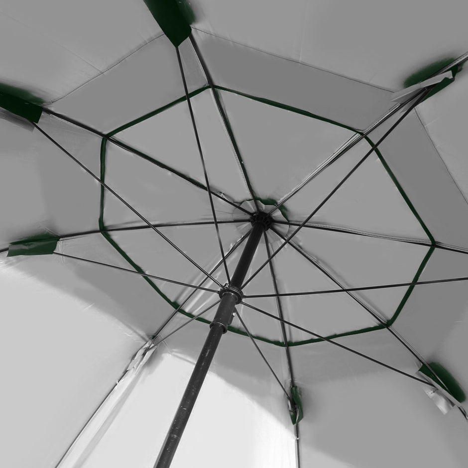 Mountview Beach Umbrella Outdoor Umbrellas Green 2.13M-2018816743358730245