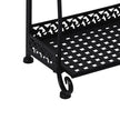 Levede Plant Stand 4 Tiers Outdoor Indoor Black-2006732932802285573