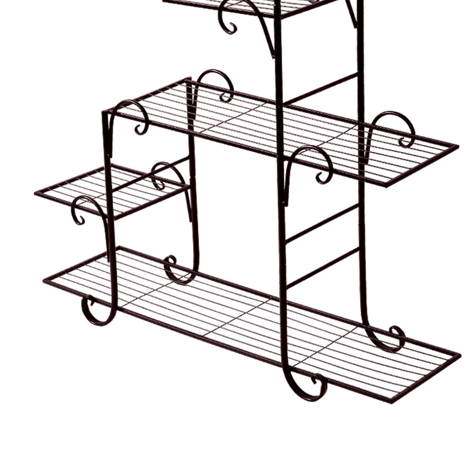 Levede Plant Stand Outdoor Indoor Metal Bronze-2018816781946327045