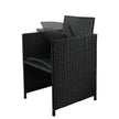 Levede 9PCS Outdoor Table Chair Set-2006733112737927173