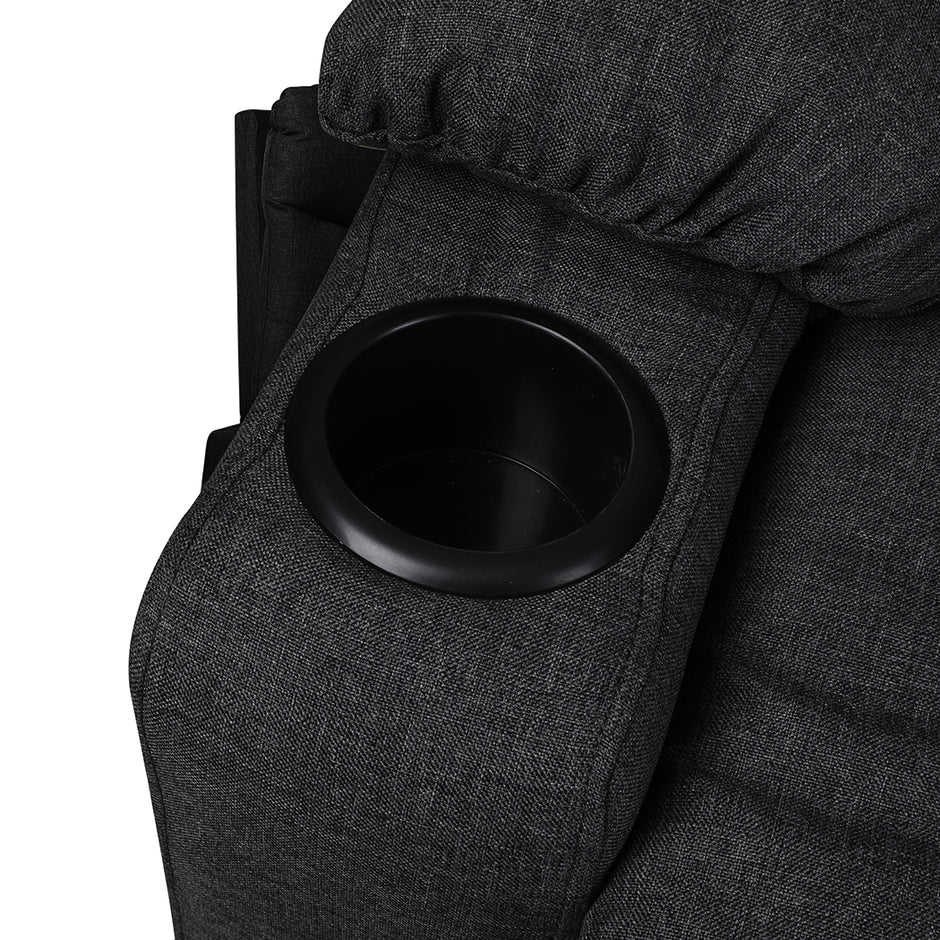 Levede Recliner Chair Electric Lift Black-2006733116848345093