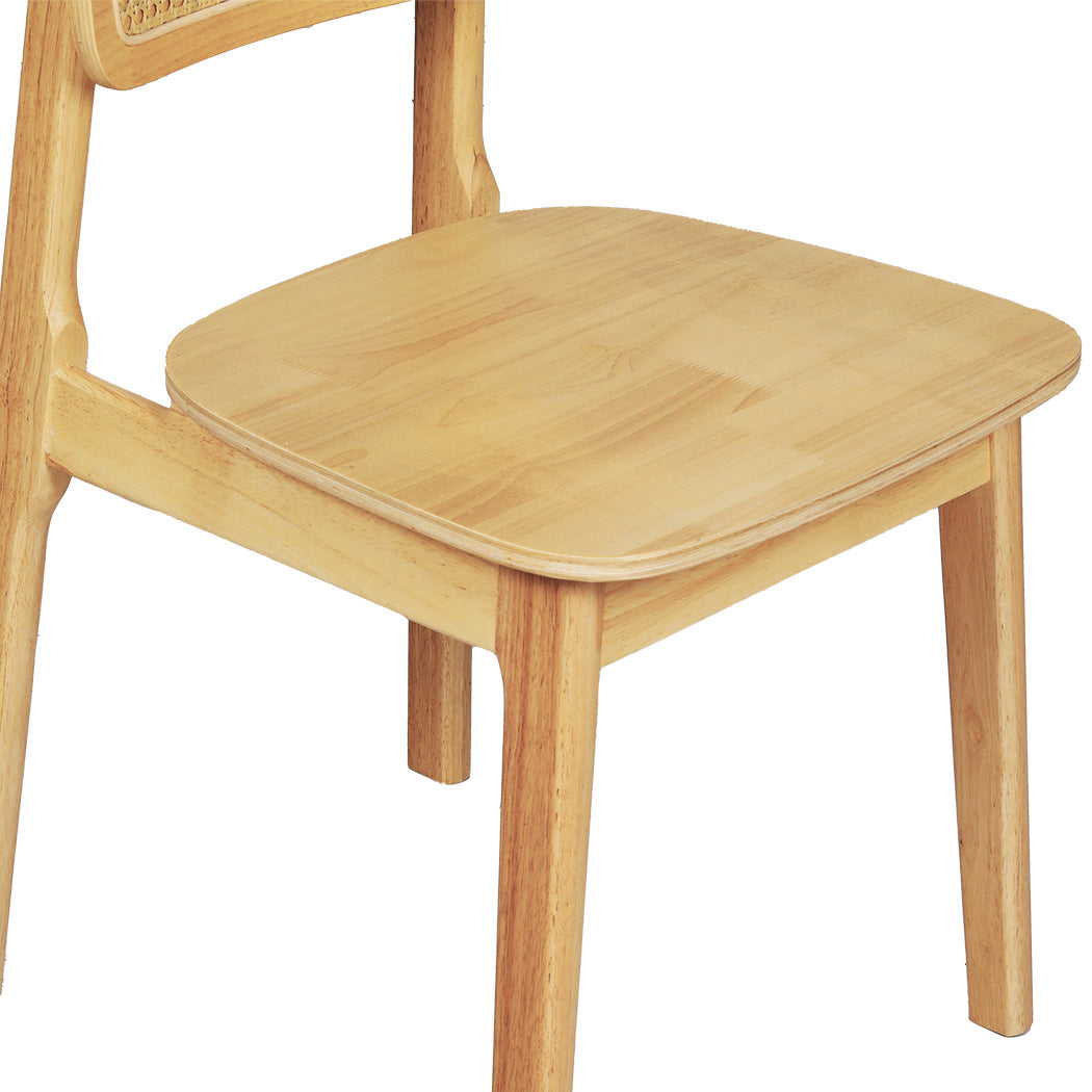 Levede 8x Rattan Dining Chair Wooden Kitchen Chair-2006733384235225093