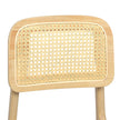 Levede Dining Chair Wood Rattan Armless Natural x8-2006732737045729285
