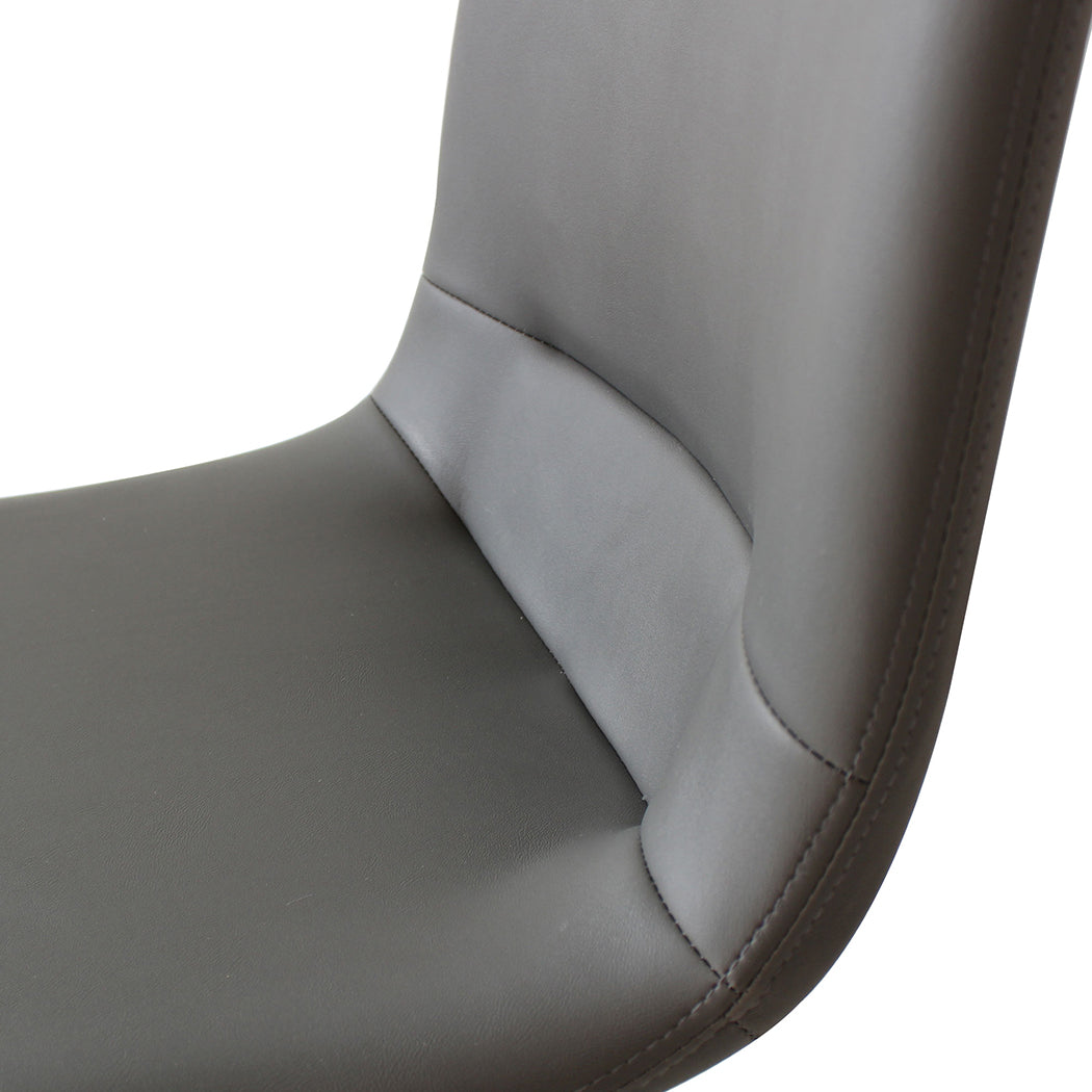 Levede Stackable Dining Chairs Kitchen Grey-2006733271748186117