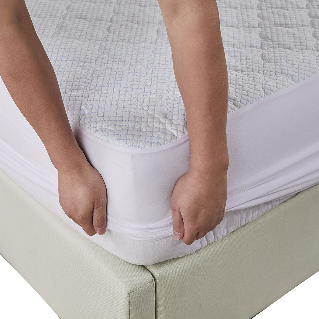 Dreamz Mattress Protector Topper Cool Double-2006733085495922693