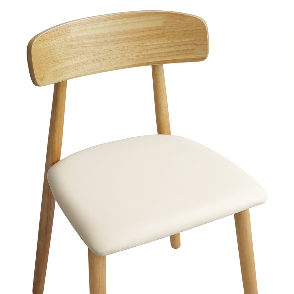 Levede 2x Dining Chairs Kitchen Chair Natural-2018816919242674181