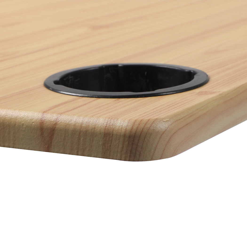 Levede Standing Desk Height Adjustable Oak-2006733138390290437