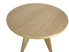 CDT137-SD 80cm Round Dining Table - Natural