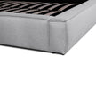 CBD2999-YO - King Bed Frame - Pearl Grey Fabric