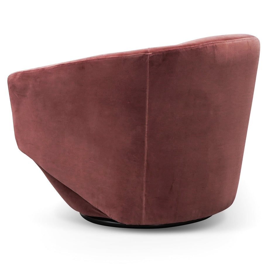 CLC2739-KSO Swivel Lounge Chair - Blood Orange