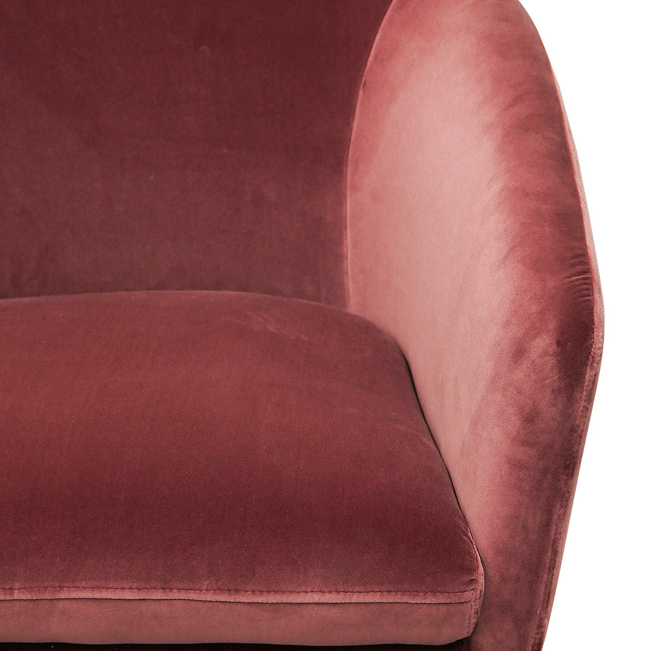 CLC2739-KSO Swivel Lounge Chair - Blood Orange