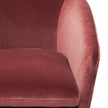 CLC2739-KSO Swivel Lounge Chair - Blood Orange