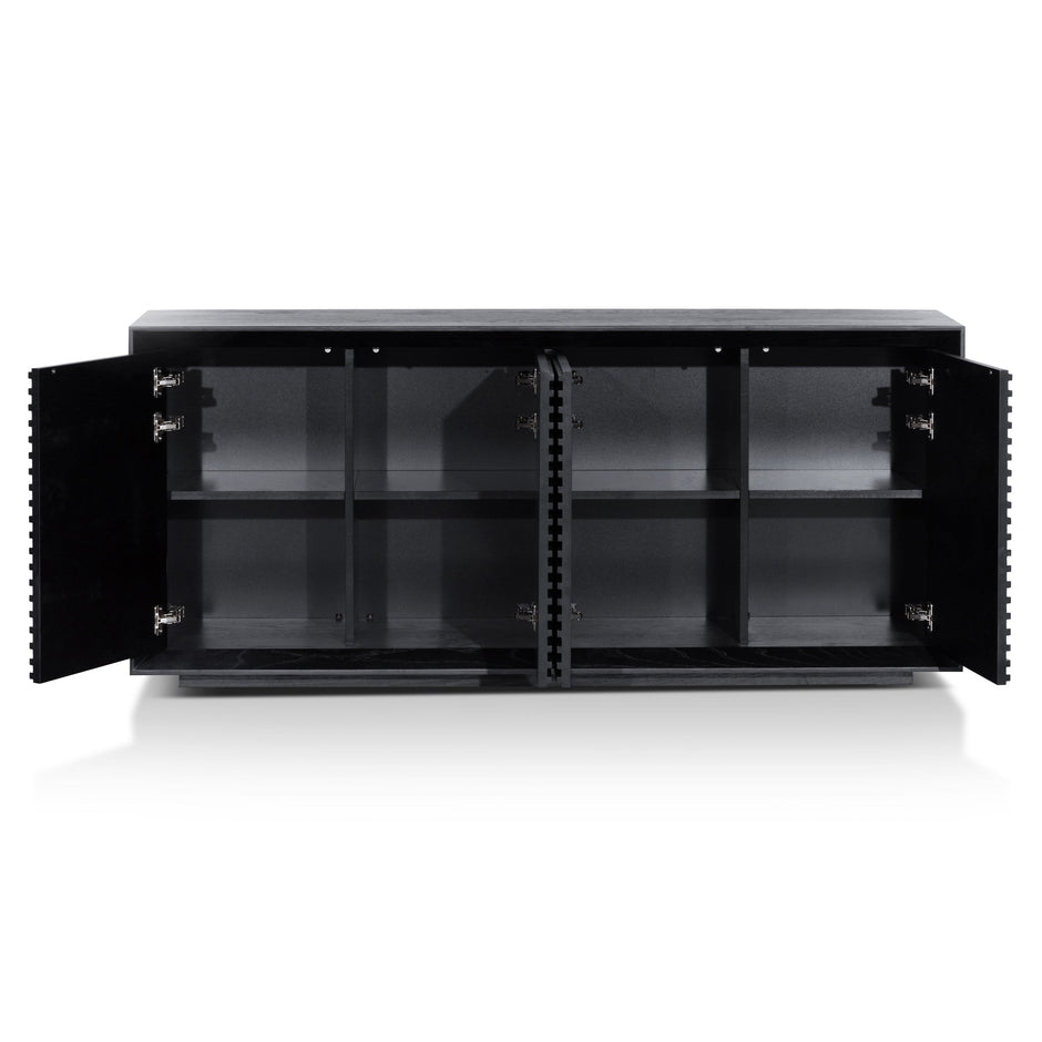 CDT6202-CN 1.8m Wooden Sideboard - Black Oak - Last one