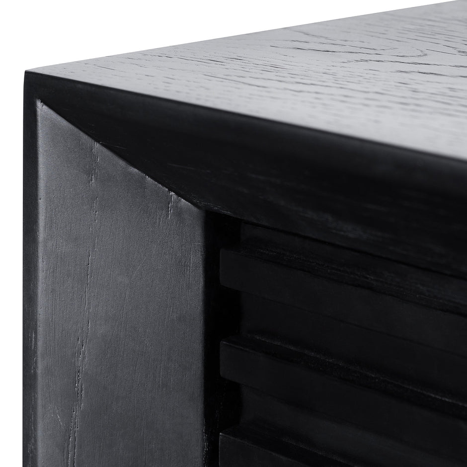 CDT6202-CN 1.8m Wooden Sideboard - Black Oak - Last one