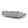 CLC2863-FA Seater With Left Chaise Sofa - Graphite Grey with Natural Legs - Last one