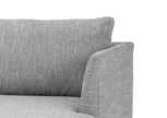 CLC2864-FA 3 Seater With Right Chaise Sofa - Graphite Grey with Natural Legs